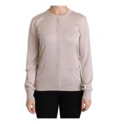 Silke Rosa Langarmet Blonde Top Genser