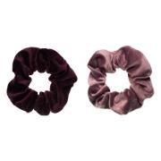 Fløyel Hår Scrunchie Rik Plomme