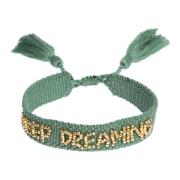 Woven Friendship Bracelet Thin Keep Dreaming Ocean