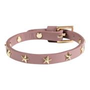 Leather Star Stud Bracelet Mini Dusty Grape