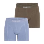 Bomull Stretch Boxer 2-Pakke