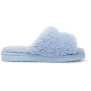 Miriam Fur Slipper - Light Blue