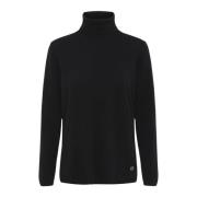 Cashmere Turtle Neck Pullover 50107 Svart