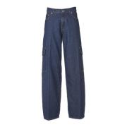 Cargo Loose-fit Jeans for Kvinner