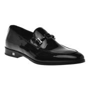 Black calfLeather loafers