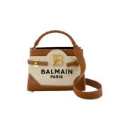 Beige Canvas Balmain veske