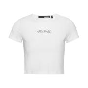 Glitrende Logo Cropped T-Shirt