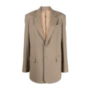 Taupe Oversize Blazer