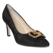 Elegante Sort/Gull Pumps