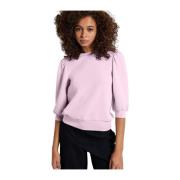 Rosa Pufferm Sweatshirt