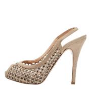 Pre-owned Beige Mesh Valentino haeler