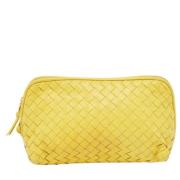 Pre-owned Gult skinn Bottega Veneta posen