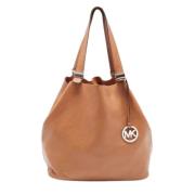 Pre-owned Brunt skinn Michael Kors Tote