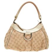 Pre-owned Beige Canvas Gucci veske