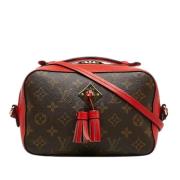 Pre-owned Brunt skinn Louis Vuitton Saintonge