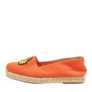 Pre-owned Oransje lerret Christian Louboutin Leiligheter