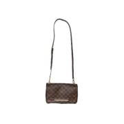 Pre-owned Brunt lerret Louis Vuitton Hoxton