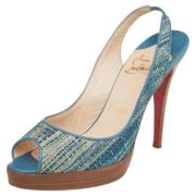 Pre-owned Bla skinn Christian Louboutin haeler