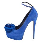 Pre-owned Bla semsket skinn Giuseppe Zanotti haeler