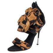 Pre-owned Svart semsket skinn Giuseppe Zanotti Sandaler