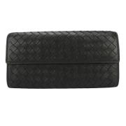 Pre-owned Svart skinn Bottega Veneta lommebok