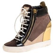 Pre-owned Flerfarget skinn Giuseppe Zanotti joggesko