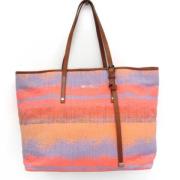 Pre-owned Oransje lerret Jimmy Choo Tote