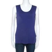 Pre-owned Blue Fabric Armani Top Samlinger