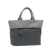 Pre-owned Gronn nylon Prada Tote