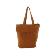 Pre-owned Brun nylon Prada Tote