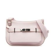 Pre-owned Rosa Hermes Crossbody-veske i skinn