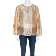 Pre-owned Beige Silke Stella McCartney Topp