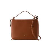 Brun bomull A.p.c. Crossbody veske