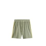 Green Drôle De Monsieur Le Short Monogramme Green Shorts