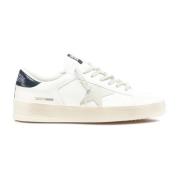 Sorte Skinn Sneakers for Menn