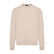 Cashmere Crew-Neck Strikkegenser