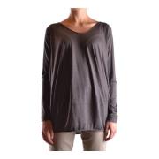 Beskjeden Oversized Lilla Bluse