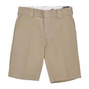 Slim Fit Short Rec Khaki - Streetwear Kolleksjon