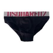 Sorte Briefs med Logo Elastikk