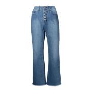 Utslåtte jeans