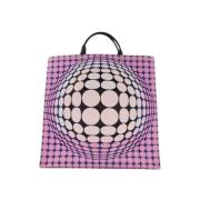 Optisk Print Shopper Bag - Vasarely Kolleksjon