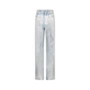 Metallisk Straight Leg Jeans