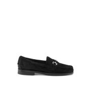 Svart Panther Horsebit Loafers