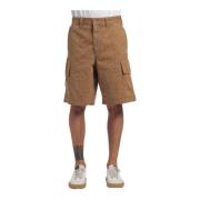 Animal Print Lang Ben Cargo Bermuda Shorts