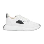 Italienske Skinn Sneakers for Menn