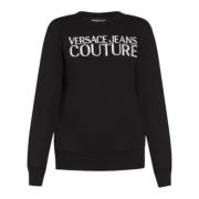 Brodert Logo Svart Sweatshirt - M