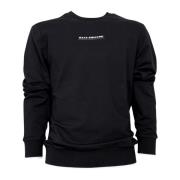 Bomull Crewneck Sweatshirt med Logo