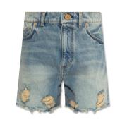 Slitte denimshorts