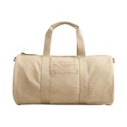 Beige Gant Tonal Shield Duffle Bag Tilbehør