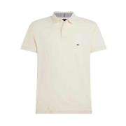 Klassisk Beige Polo Skjorte Regular Fit